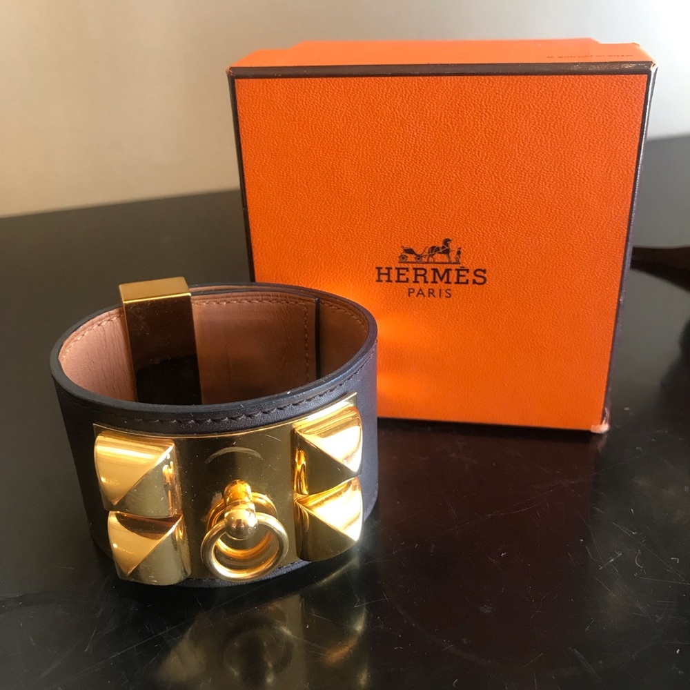 REAL- HERMES- COLLIER DE CHIEN BRACELET